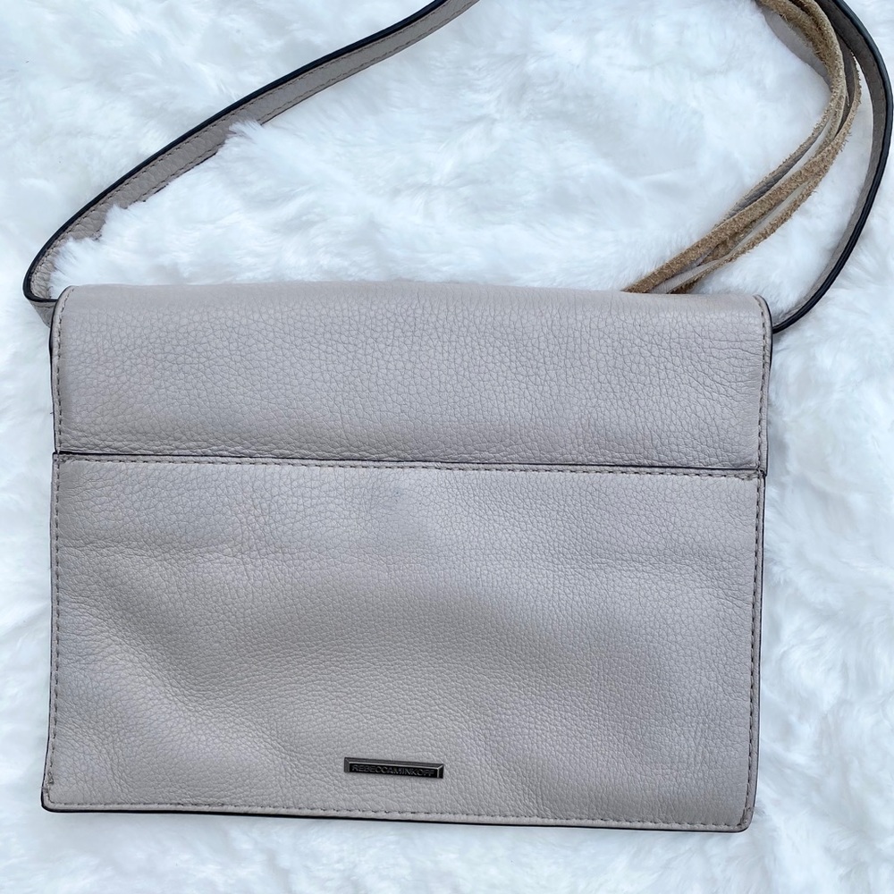 Rebecca Minkoff Regan clutch Regan crossbody gray - Picture 7 of 8